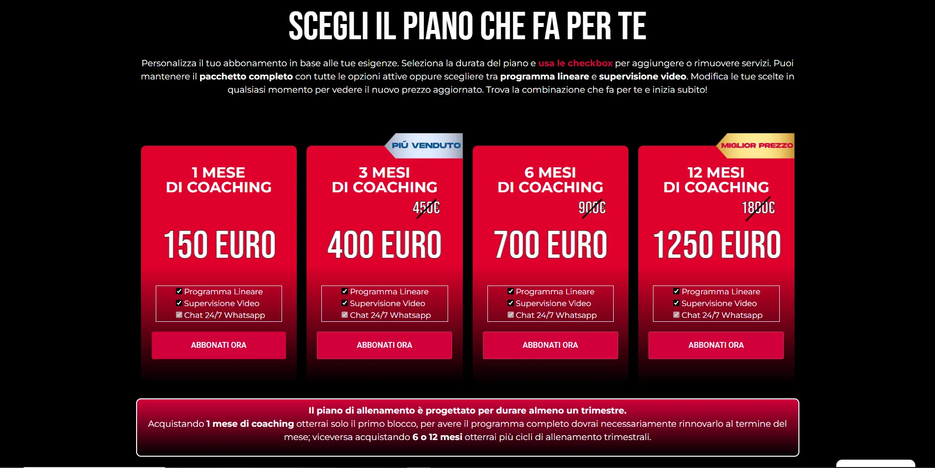 Modifiche tecniche e grafiche